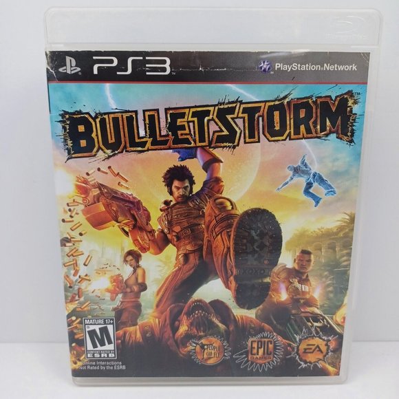 BULLETSTORM (Sony PlayStation 3, 2011) PS3 No Manual Artwork Damaged Tested - Picture 1 of 8
